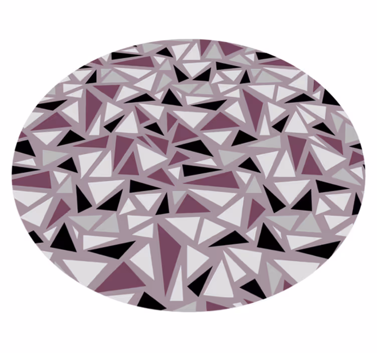 Mosaiikki violetti vinyylimatto mosaiikki - Tenstickers