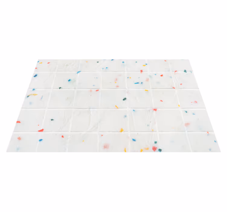 Terrazzo-laattakuvio laatta vinyylimatto - Tenstickers