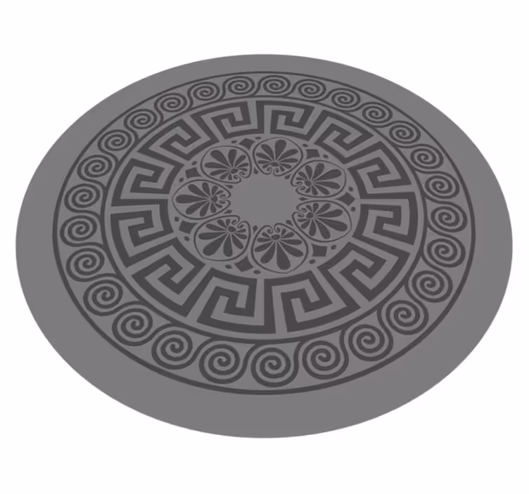 Mandala-vaikutteinen aihe vinyylimatto mandala - Tenstickers