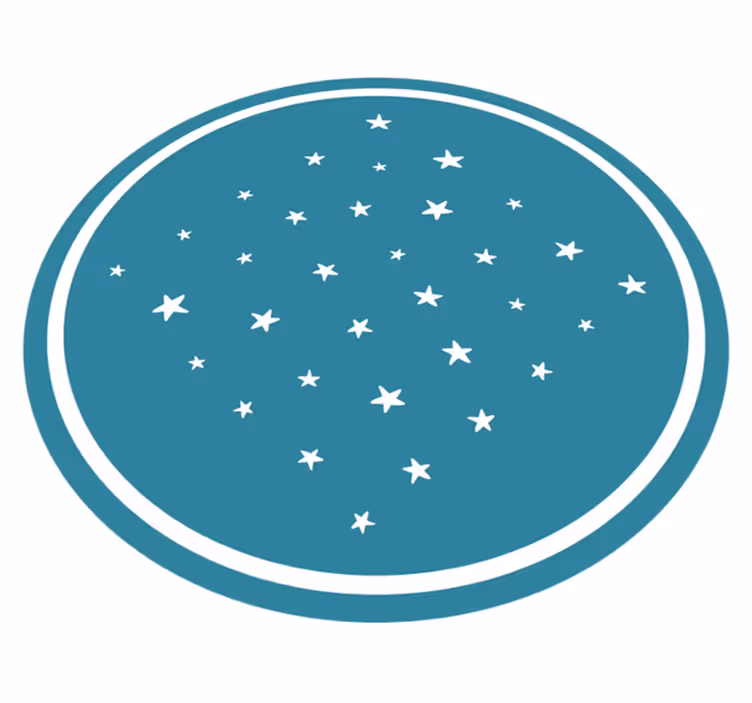 Tähtien motiivi tähti vinyylimatto - Tenstickers