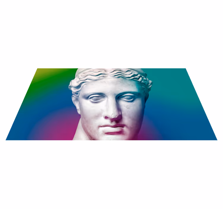 Kreikkalaisia esineitä vinyylimatto retro - Tenstickers