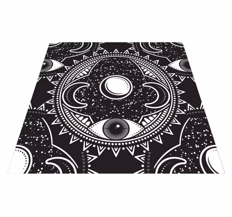 Taivaallinen mandala kuvio vinyylimatto mandala - Tenstickers