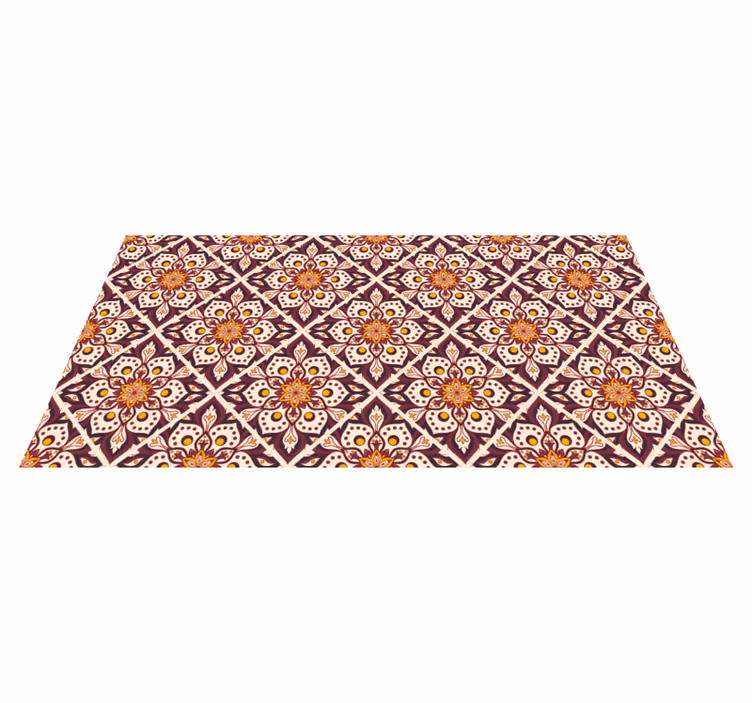 Vintage mandala kuvio vinyylimatto mandala - Tenstickers