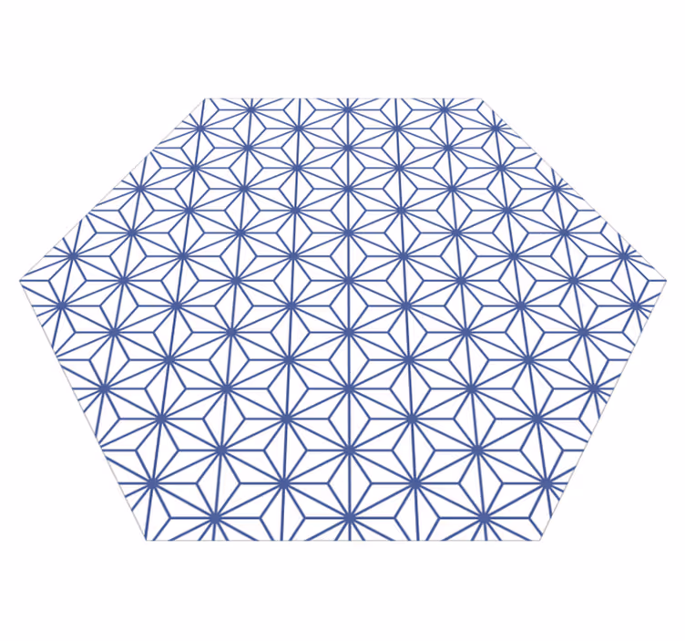 Geometrisia tähtikuvioita vinyylimatto geometrinen - Tenstickers