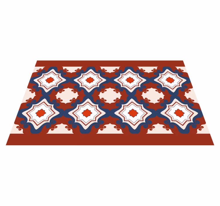Monimutkainen mosaiikkisymmetria laatta vinyylimatto - Tenstickers