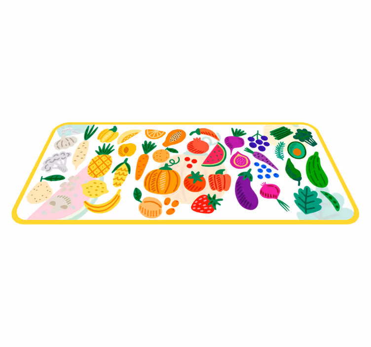 Terveellinen dieetti vinyylimatto keittiöön - Tenstickers