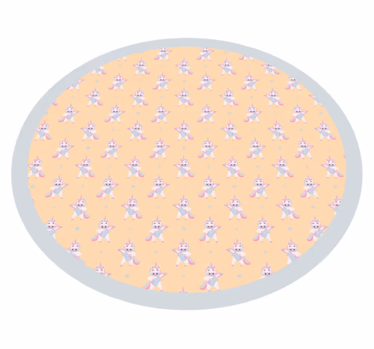 Pupu roundel Vauvan huoneen vinyylimatto - Tenstickers