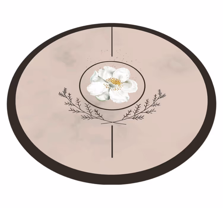 Marmorinen myski nousi Vinyylimatto makuuhuoneeseen - Tenstickers