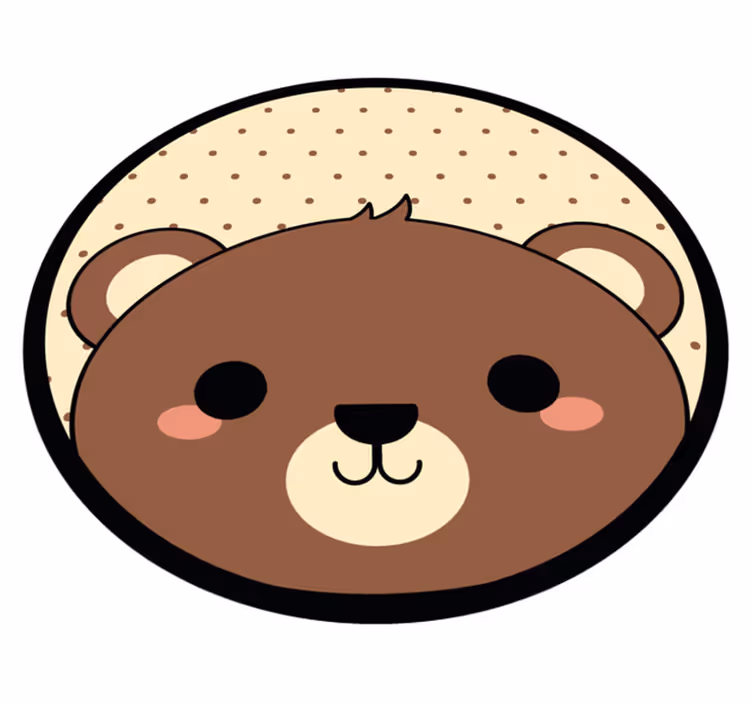 Anime majava eläin vinyylimatto - Tenstickers
