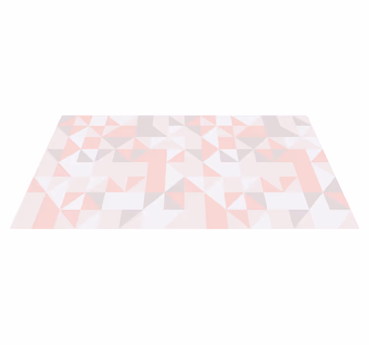 Geometrinen pastellikuvio vinyylimatto geometrinen - Tenstickers