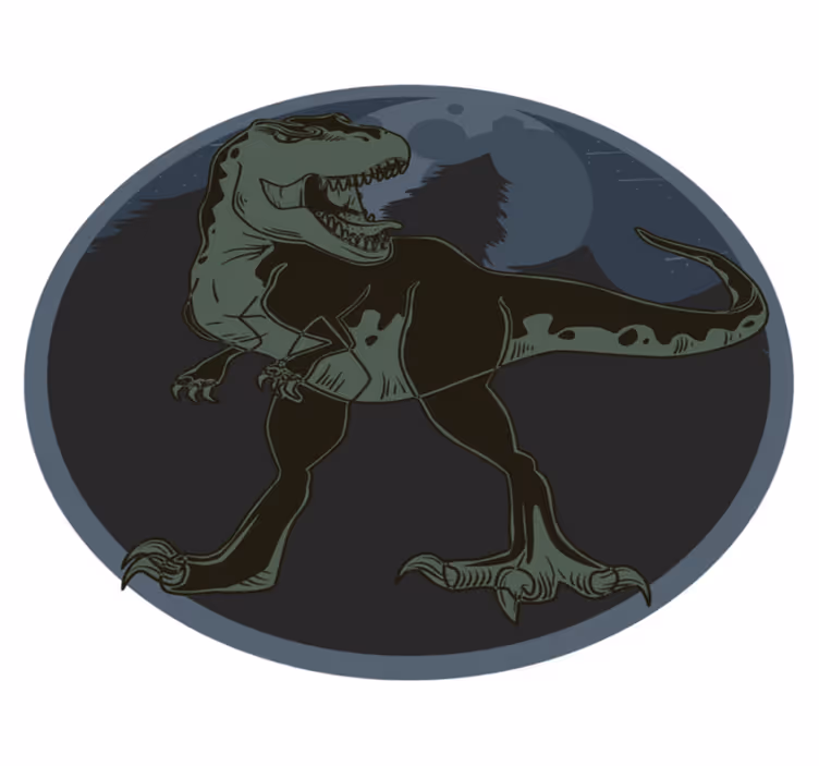 Dinosauruksen kuva eläin vinyylimatto - Tenstickers