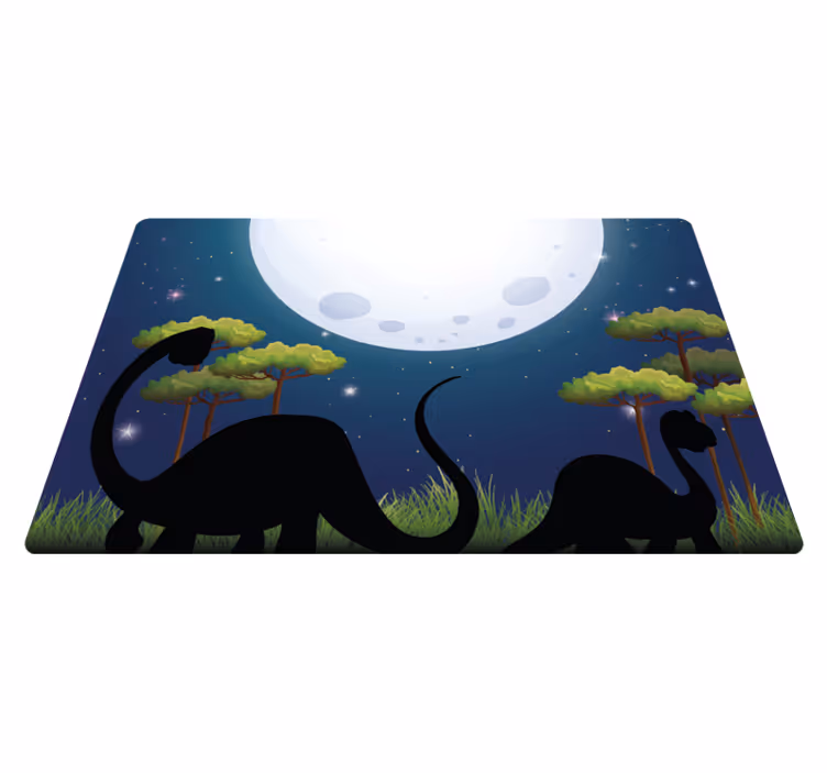 Safari-seikkailurata vinyylimatto - Tenstickers