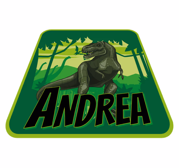 Dinosaurusseikkailu nimi vinyylimatto - Tenstickers