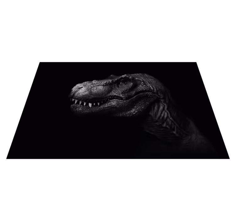 Tyrannosaurus muotokuva eläin vinyylimatto - Tenstickers