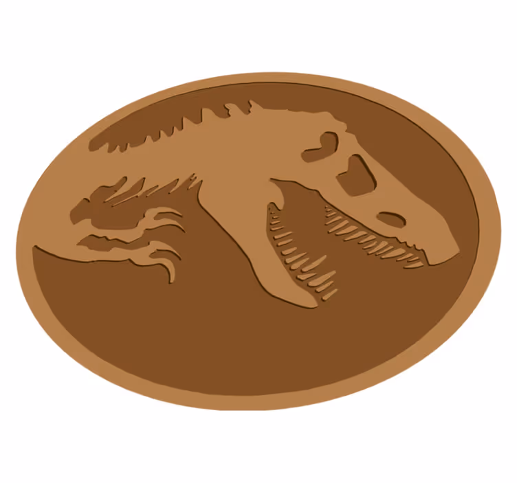 Dinosaurus luuranko eläin vinyylimatto - Tenstickers