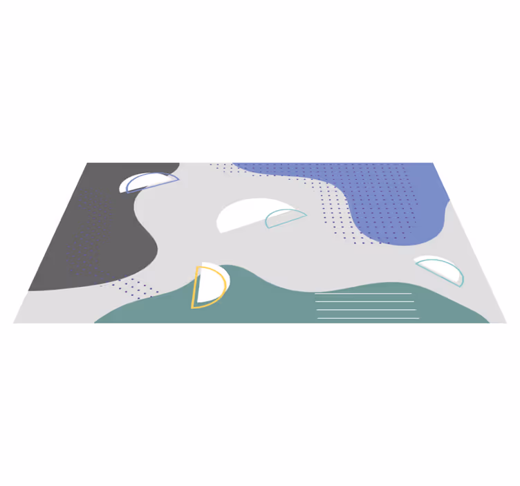 Abstrakti minimaalinen muotoilu vinyylimatto minimalistinen - Tenstickers