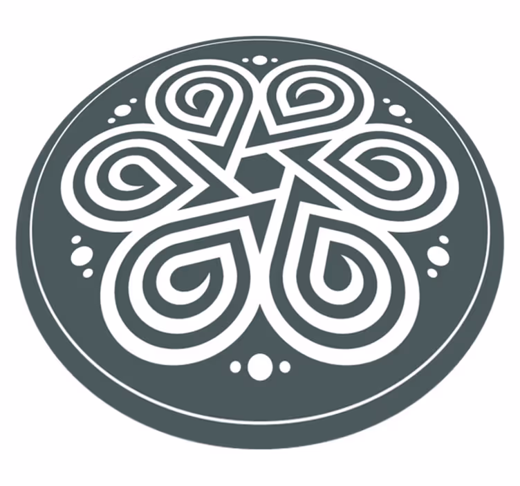 Kelttiläinen mandala vinyylimatto mandala - Tenstickers