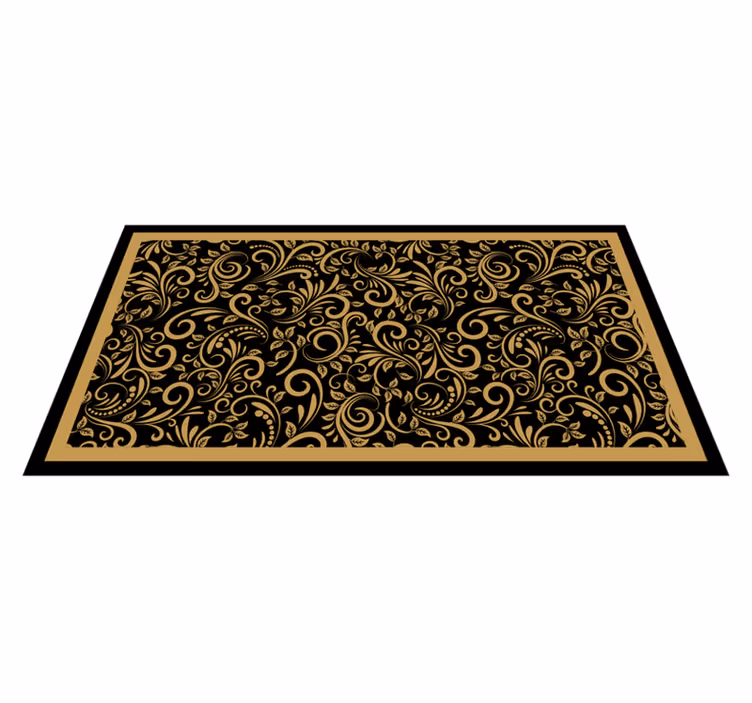 Vintage vinyyli matto vinyylimatto retro - Tenstickers