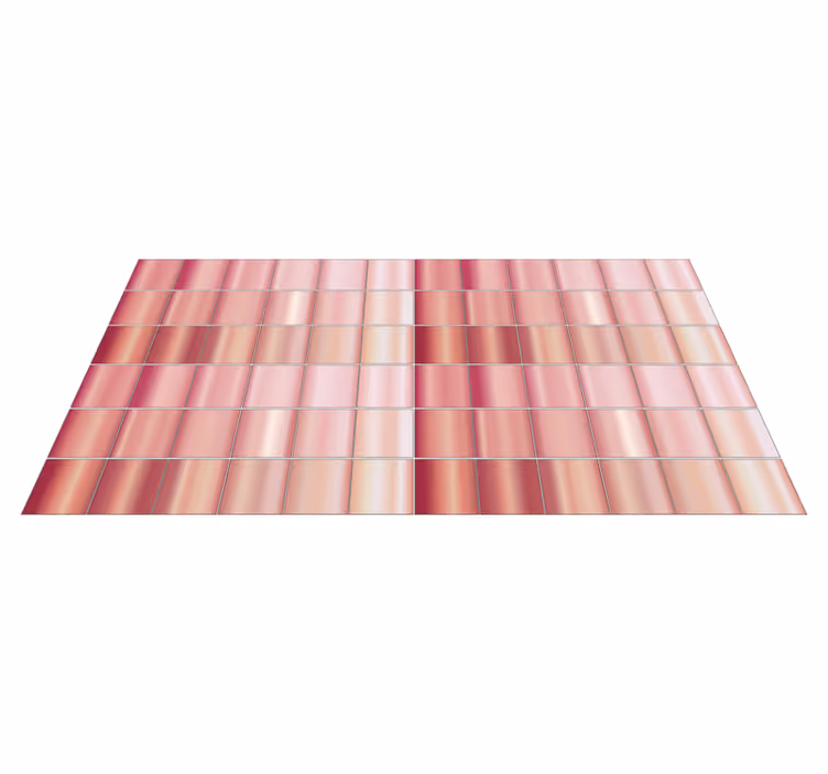 Teräs mosaiikkilaatta vinyylimatto mosaiikki - Tenstickers