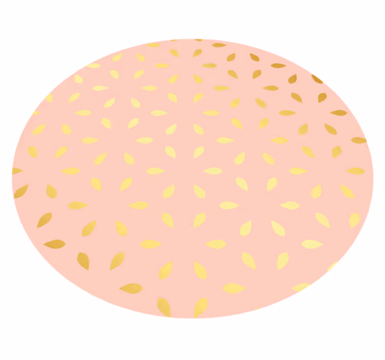 Pastelli terälehtikuvio kukka vinyylimatto - Tenstickers