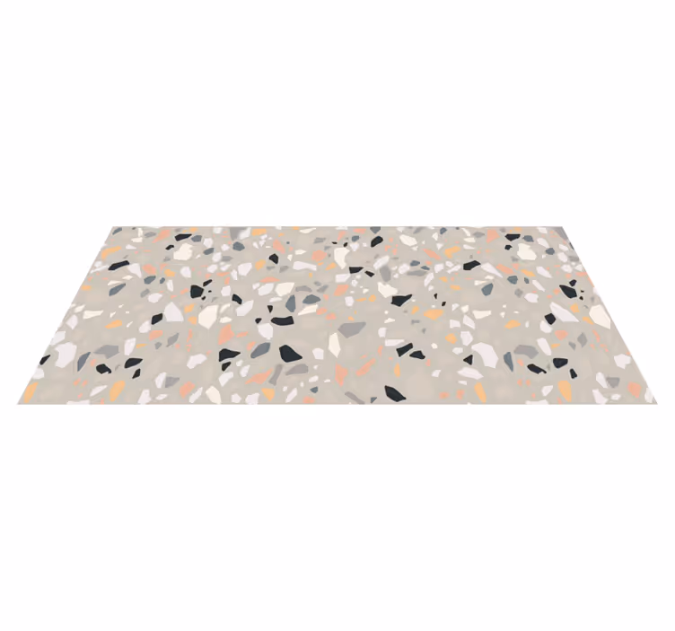 Terrazzon inspiroima Tekstuuri vinyylimatto - Tenstickers