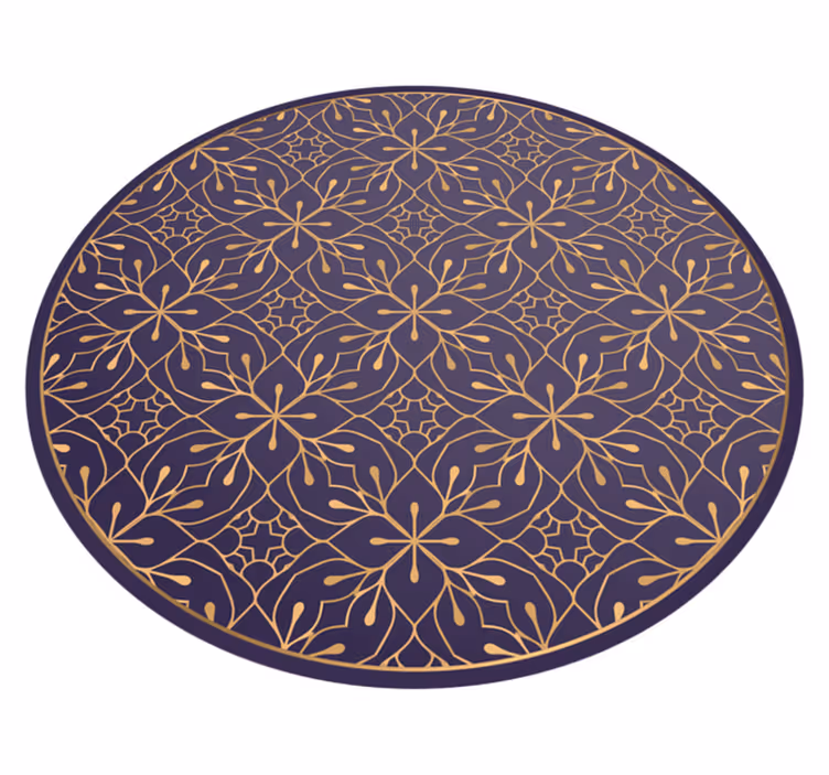 Mandala tyylikäs vintage vinyylimatto mandala - Tenstickers