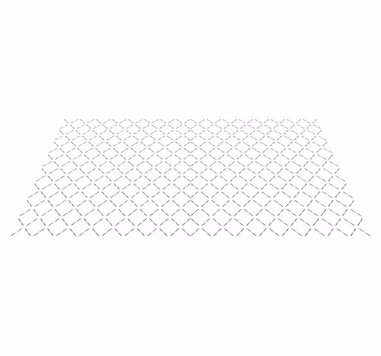 Pohjoismainen timantti vinyylimatto geometrinen - Tenstickers