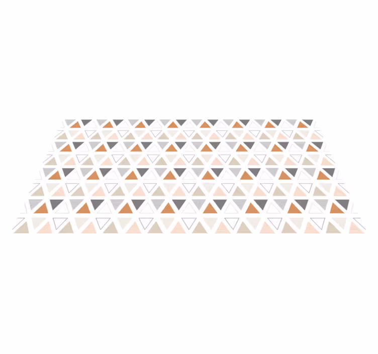 Pohjoismainen kolmio vinyylimatto geometrinen - Tenstickers