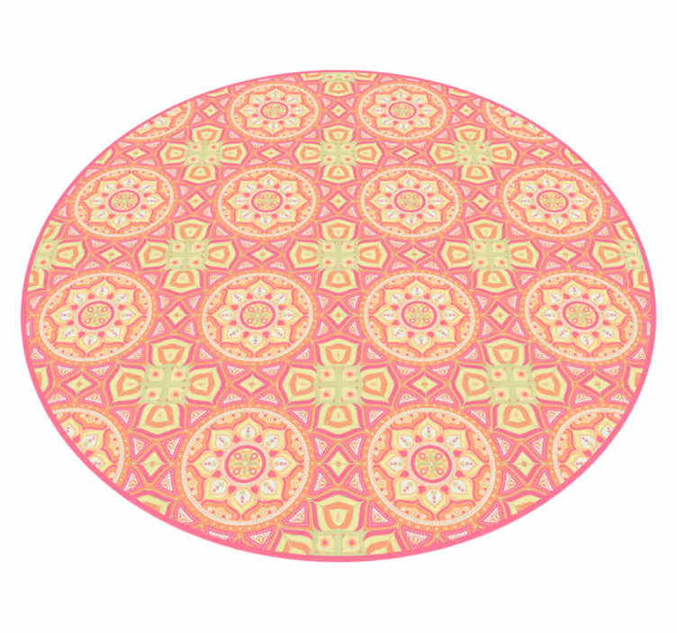 Mandala kuvio ympyrä vinyylimatto mandala - Tenstickers