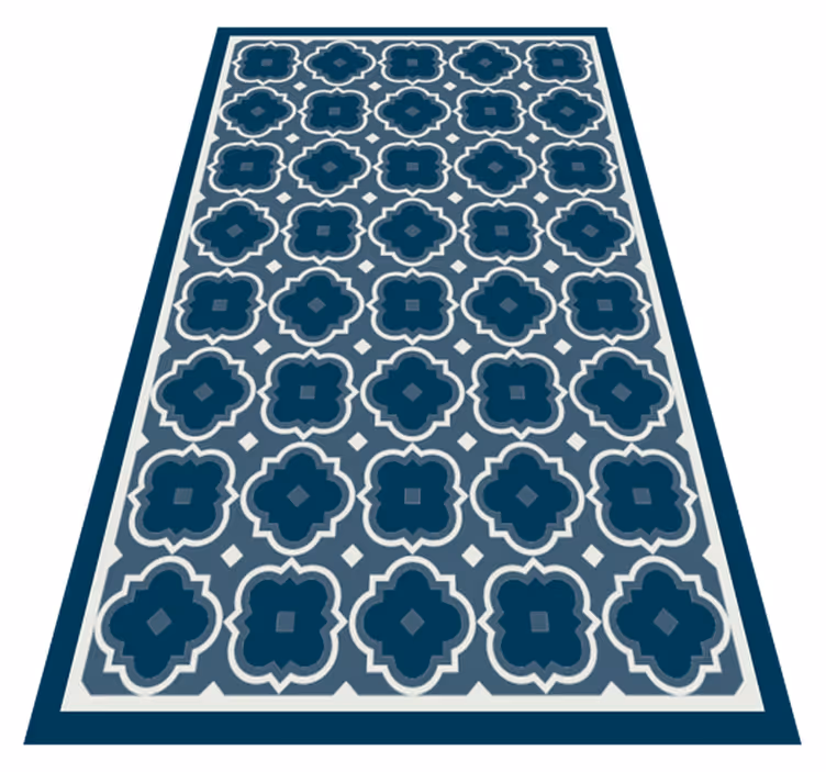 Sininen mosaiikkikuvio vinyylimatto mosaiikki - Tenstickers