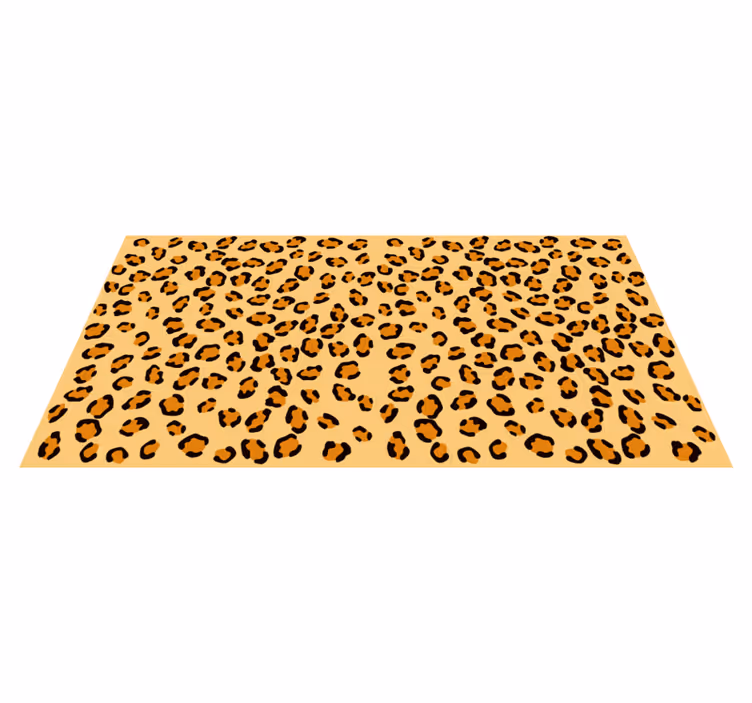 Leopardin täplät vinyylimatto eläinpainatus - Tenstickers