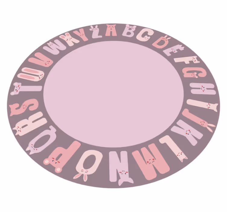 Aakkosten koulutuspiiri aakkoset vinyylimatto - Tenstickers