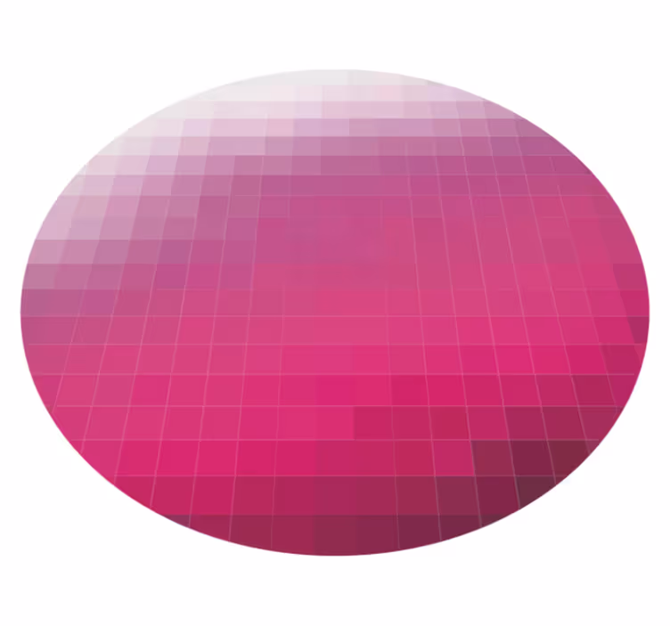 Gradienttipallo vinyylimatto minimalistinen - Tenstickers
