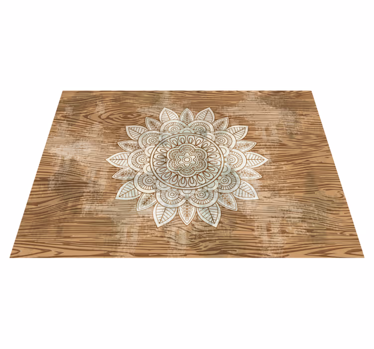 Mandala keskipiste vinyylimatto mandala - Tenstickers