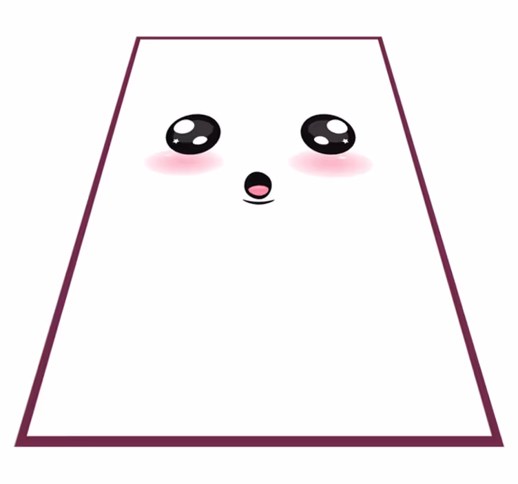 Söpö anime silmät teinille vinyylimatto - Tenstickers