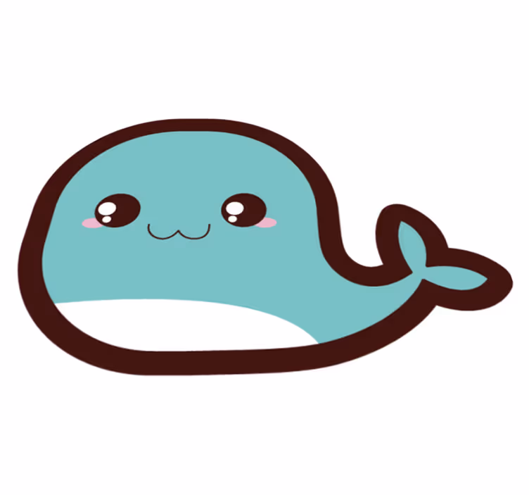 Anime-valas eläin vinyylimatto - Tenstickers