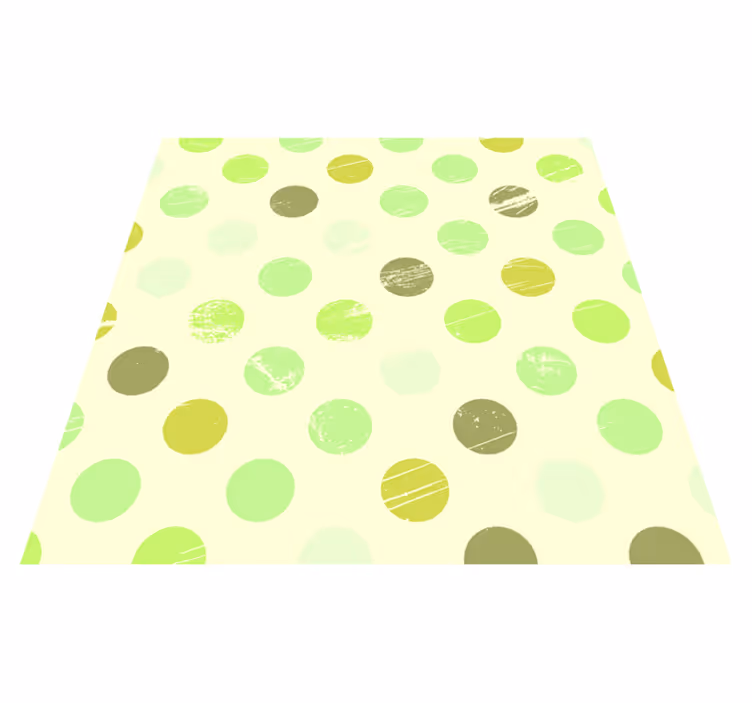 Pilkullinen harmonia vinyylimatto geometrinen - Tenstickers