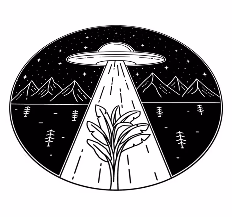 Alien sieppauskohtaus vinyylimatto peli - Tenstickers