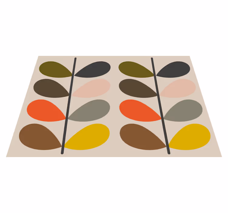 Orla kiely moderni vinyylimatto - Tenstickers