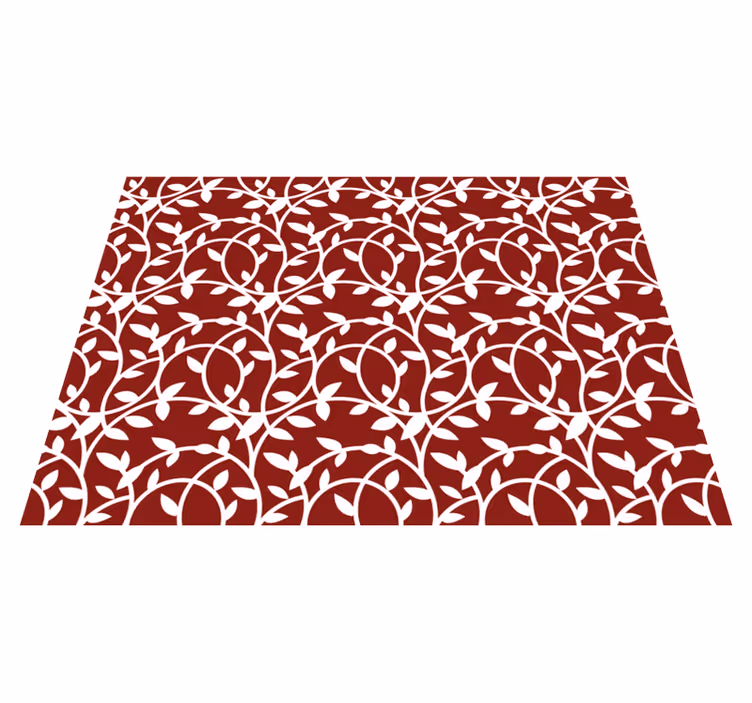 Elegantti inspiraatio kukka vinyylimatto - Tenstickers