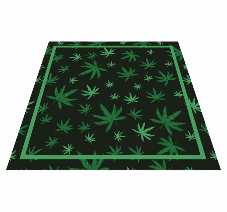 Kannabiksen lehtikuvio eläin vinyylimatto - Tenstickers