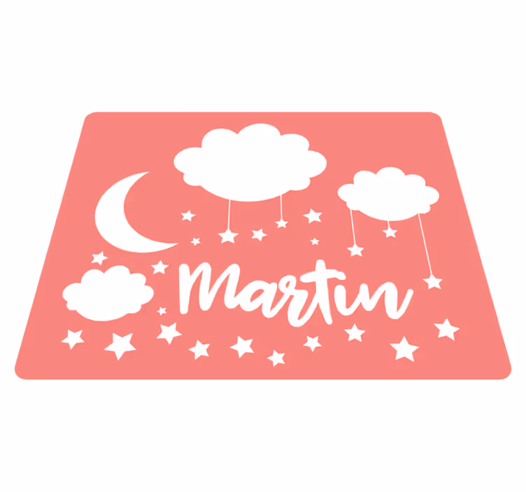 Makea yötaivas nimellä vinyylimatto - Tenstickers