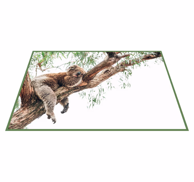 Nukkuva koala eläin vinyylimatto - Tenstickers