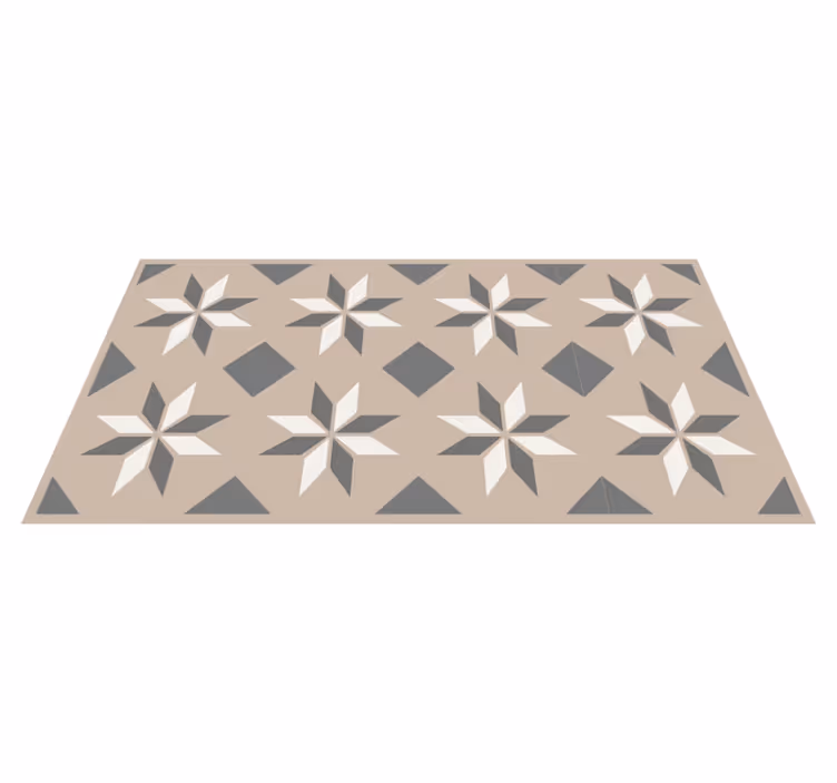 Tähtikuviot beige vinyylimatto - Tenstickers