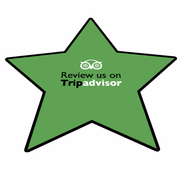 Arvostele meidät tripadvisorissa lauseke vinyylimatto - Tenstickers