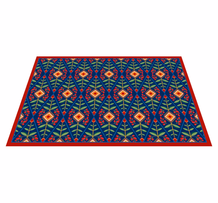 Kasvi-geometrinen vinyylimatto - Tenstickers