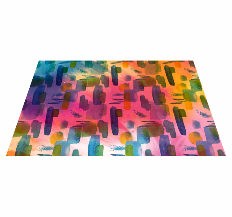 Abstrakti moderni mosaiikki vinyylimatto mosaiikki - Tenstickers
