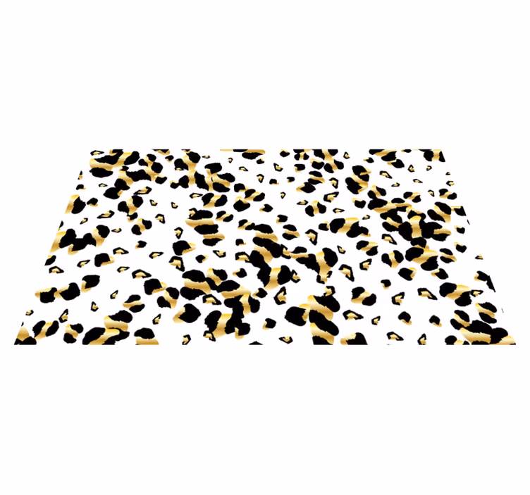 Leopardikuvioinen eleganssi eläin vinyylimatto - Tenstickers