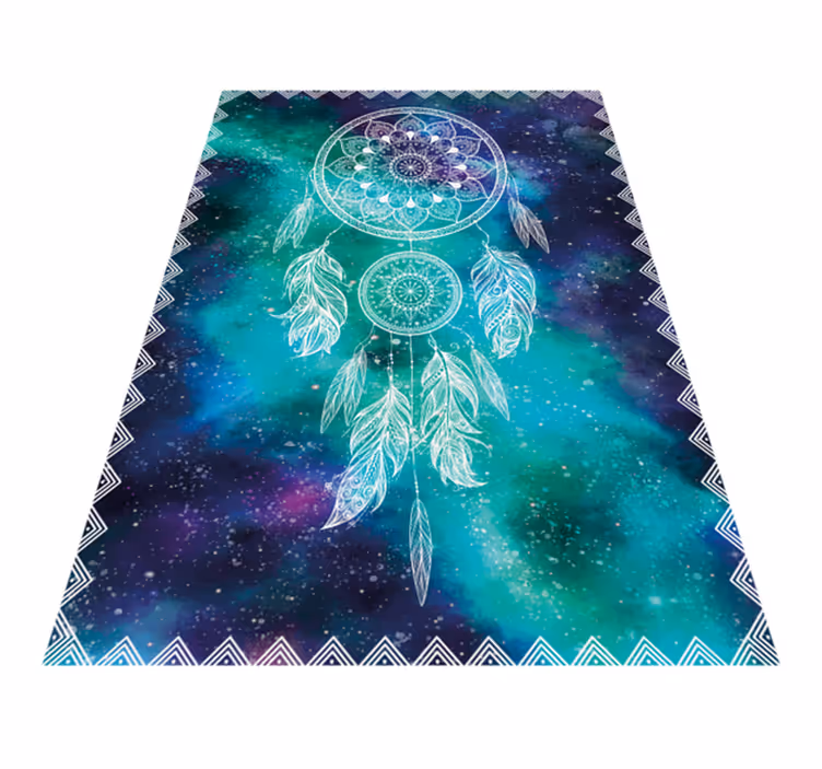 Unelmasiepparin kuvio mandala vinyylimatto - Tenstickers