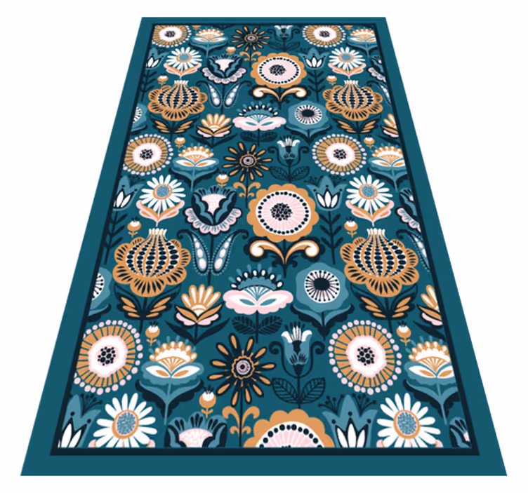 Applique-alueen matto vinyylimatto mosaiikki - Tenstickers